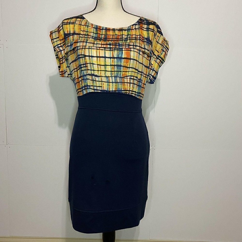 LUSH Nordstrom Small Woman's Multicolor Navy Dress